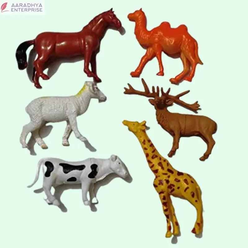 Happy Animal World (6 Pcs) - Medium Size -  Store_name 