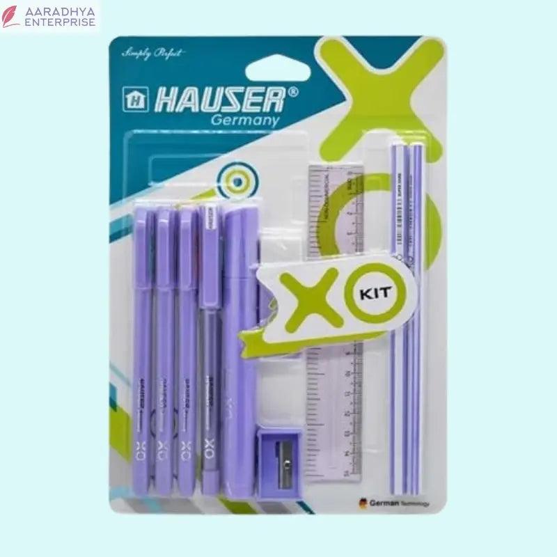 Hauser XO Writing Stationery Kit | A Complete Writing Kit | Available in 5 colours | Combination Set of 10 x 3 Packs | -  Store_name 