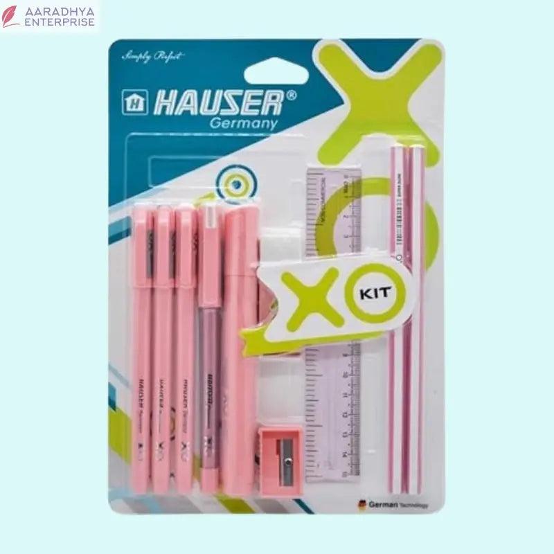 Hauser XO Writing Stationery Kit | A Complete Writing Kit | Available in 5 colours | Combination Set of 10 x 3 Packs | -  Store_name 