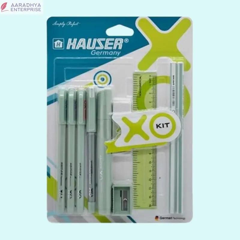 Hauser XO Writing Stationery Kit | A Complete Writing Kit | Available in 5 colours | Combination Set of 10 x 3 Packs | -  Store_name 