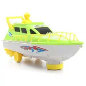 KV Impex Light Music Bump N Go Speed Boat Toy