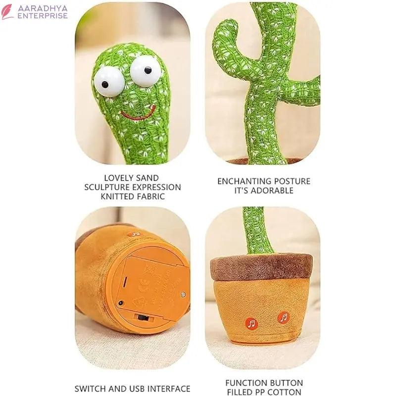 LED Musical Dancing & Mimicry Cactus Toy -  Store_name 