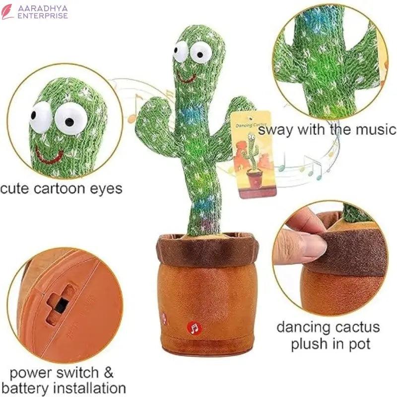 LED Musical Dancing & Mimicry Cactus Toy -  Store_name 