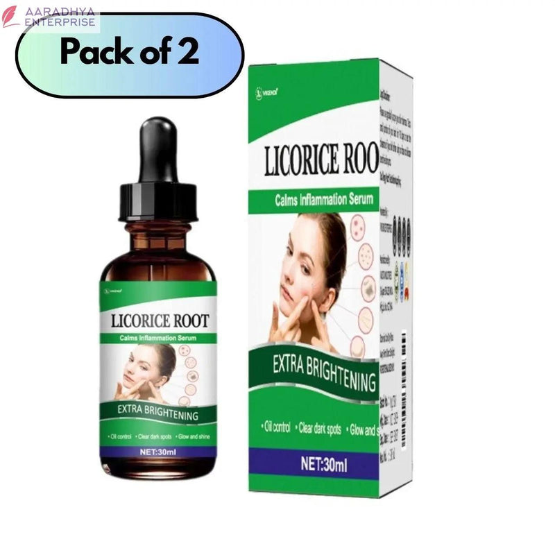 Licorice Root Calms Inflammation Serum 60ml Pack of 2 -  Store_name 