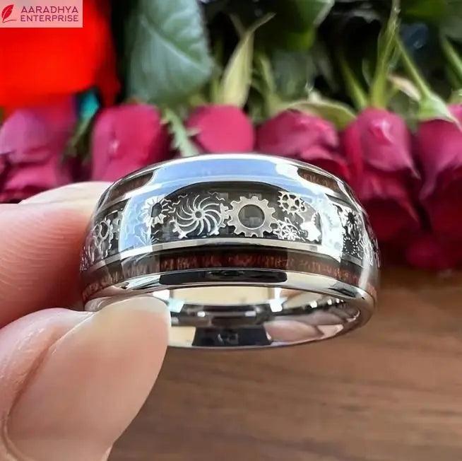 Luxurious Mechanical Gear Stainless Steel Ring -  Store_name 