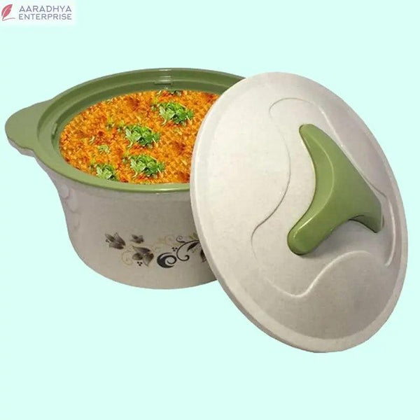 Granite 2500ML Casserole Insulated Thermal Hotpot Hot Cold Food Carrier Storage Stainless Steel Inner for Serving Soup/Dal/Rice/Rotis/Sabji/Kheer/Desserts/Make in India Product (Green) -  Store_name 