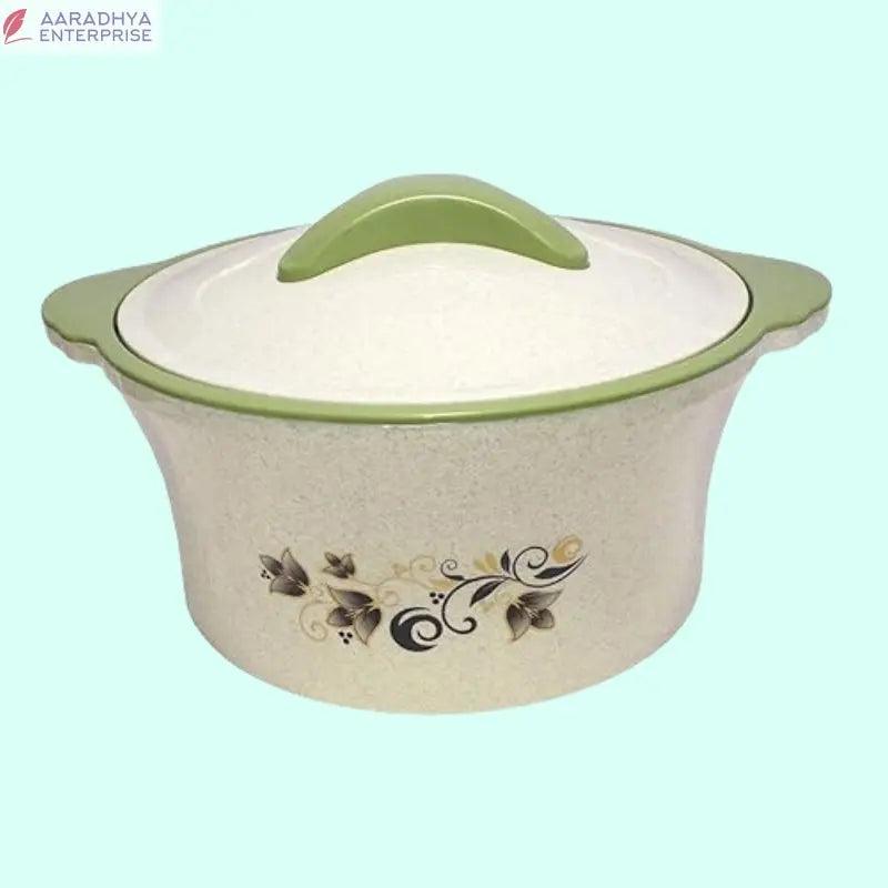 Granite 2500ML Casserole Insulated Thermal Hotpot Hot Cold Food Carrier Storage Stainless Steel Inner for Serving Soup/Dal/Rice/Rotis/Sabji/Kheer/Make in India Product (Green) -  Store_name 