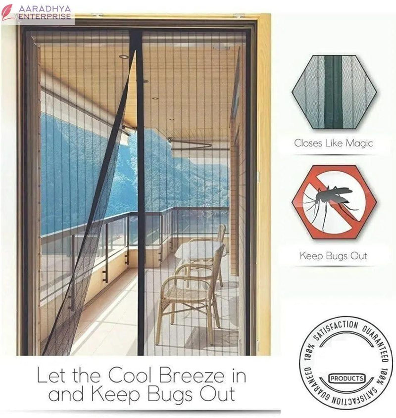 Mesh Screen Net Home Magnetic Foldable Anti Mosquito Door Curtains -  Store_name 