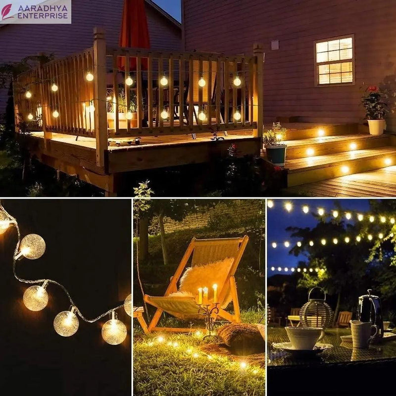 New 16 LED Crystal Balls String Light -  Store_name 