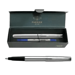 Parker Frontier stainless steel chrome trim roller ball pen -  Store_name 