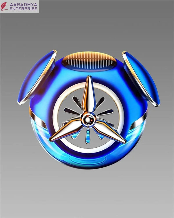 Powered Liquid Car Perfume - Auto Rotation Fan for Car Dashboard -  Store_name 