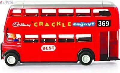 Shinsei Dx Double Decker Bus Toy for Kid, Red -  Store_name 