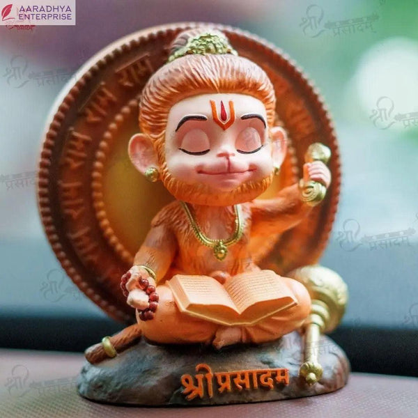 Shri Prasadam Meditating Bal Hanuman Idol -  Store_name 