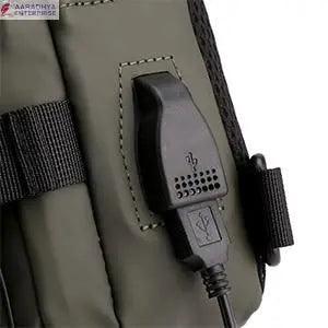 Sling Bag with USB Charging Port -  Store_name 