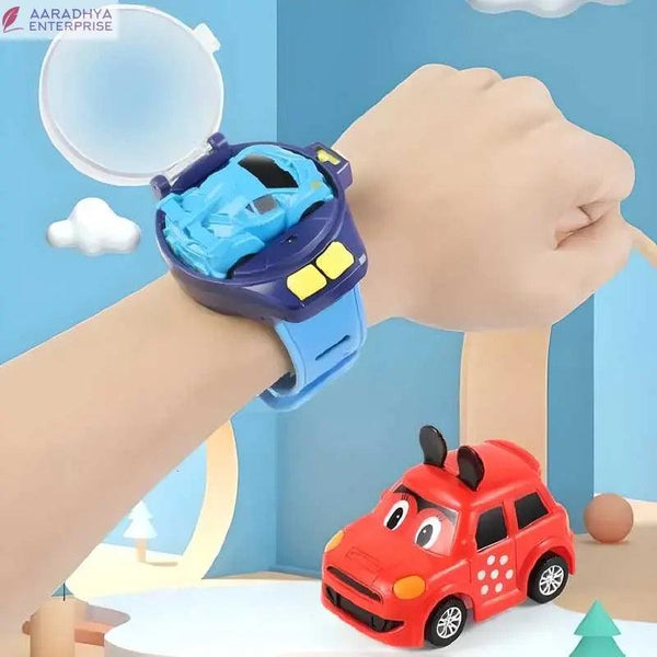 Speed Up Car Cartoon Mini Watch Car Toy, Usb Rechargeable Remote Control Toy -  Store_name 