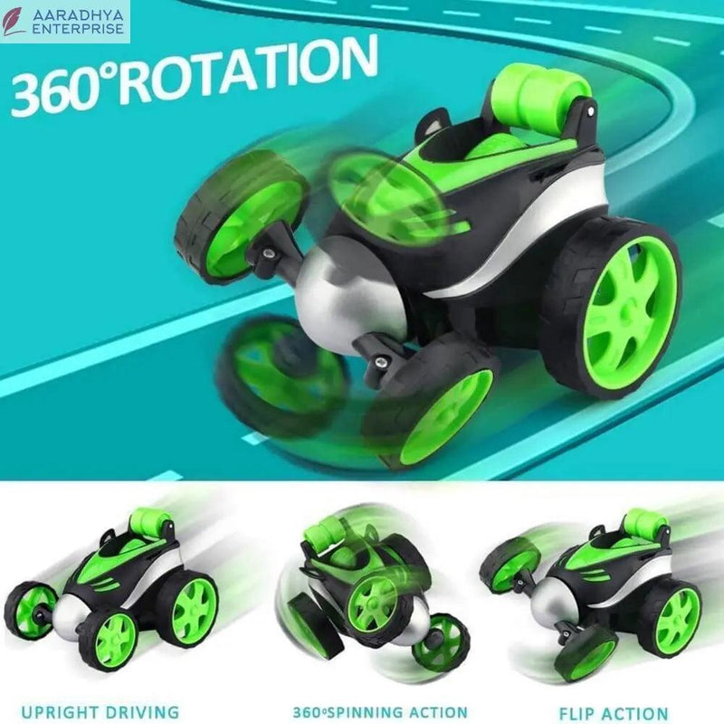 Stunt Car, 360° Rotating, Rolling, Radio Control & Rechargeable Racing Car -  Store_name 