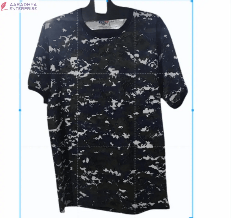 Unisex Cotton Indian Navy Camo T shirt, Size: S - 3XL -  Store_name 