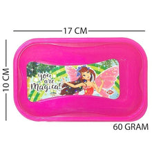 Dazzy Small Kids Children Fun Cartoon Print Food Grade Lunchbox 500ML Container with 2 in 1 Spoon Fork 120ML Dip Leak Proof Return Gifts Kids Birthday Party (Set of 12 Pcs)