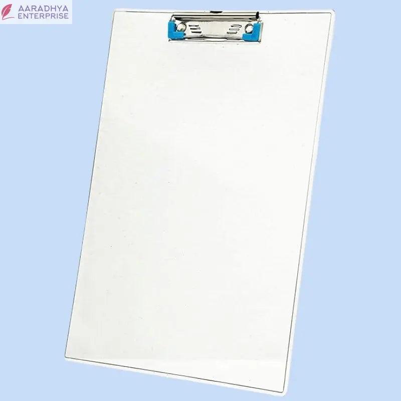 KHYATI Transparent Acrylic Unbreakable Premium Quality Clipboards/Exam Pad/Writing Pad for Kids, Students (Size 240mm x 355mm) -  Store_name 